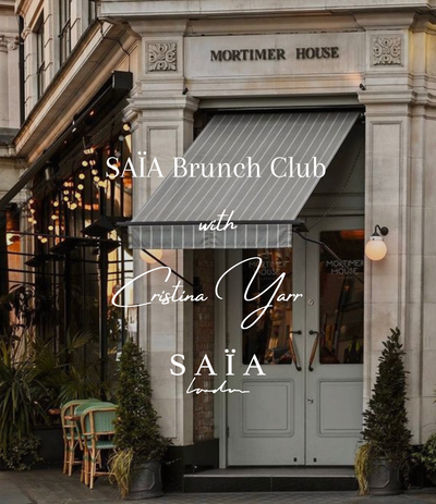 SAÏA Brunch Club at Mortimer House with Cristina // 17th September