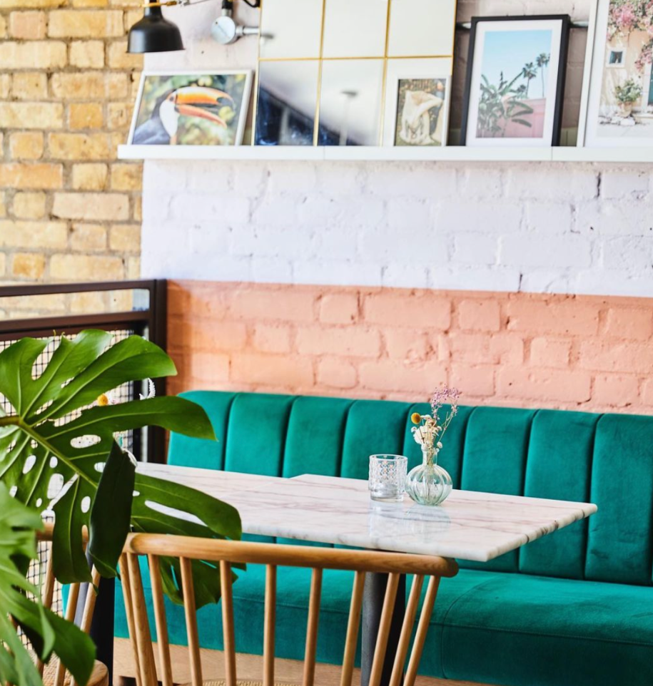 The colourful interiors of Morena in Eccleston Yards
