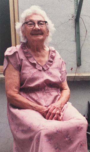 Cristina's great-grandmother Calandita, who inspired the SAÏA name