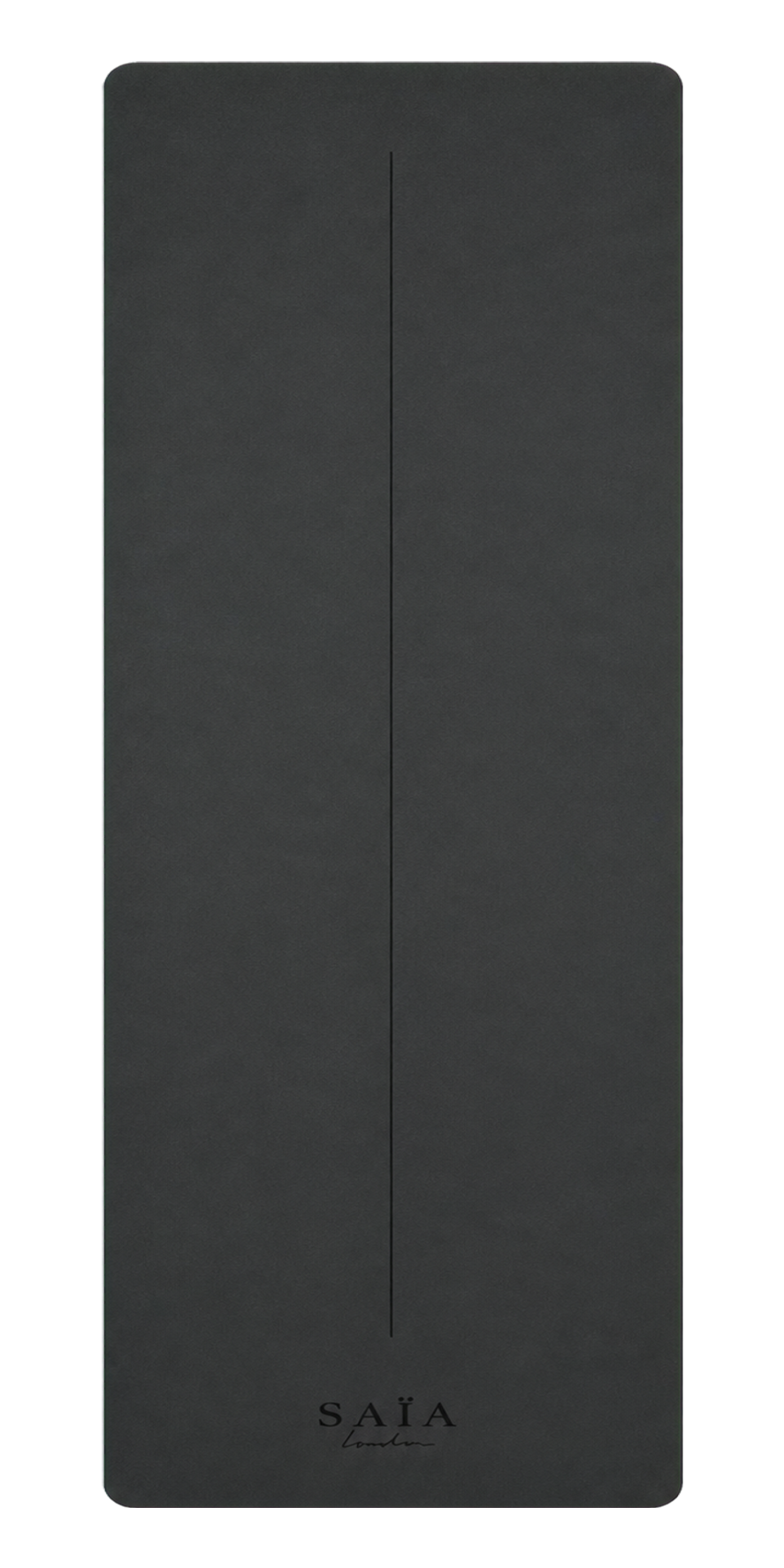 The SAÏA signature yoga mat, unrolled